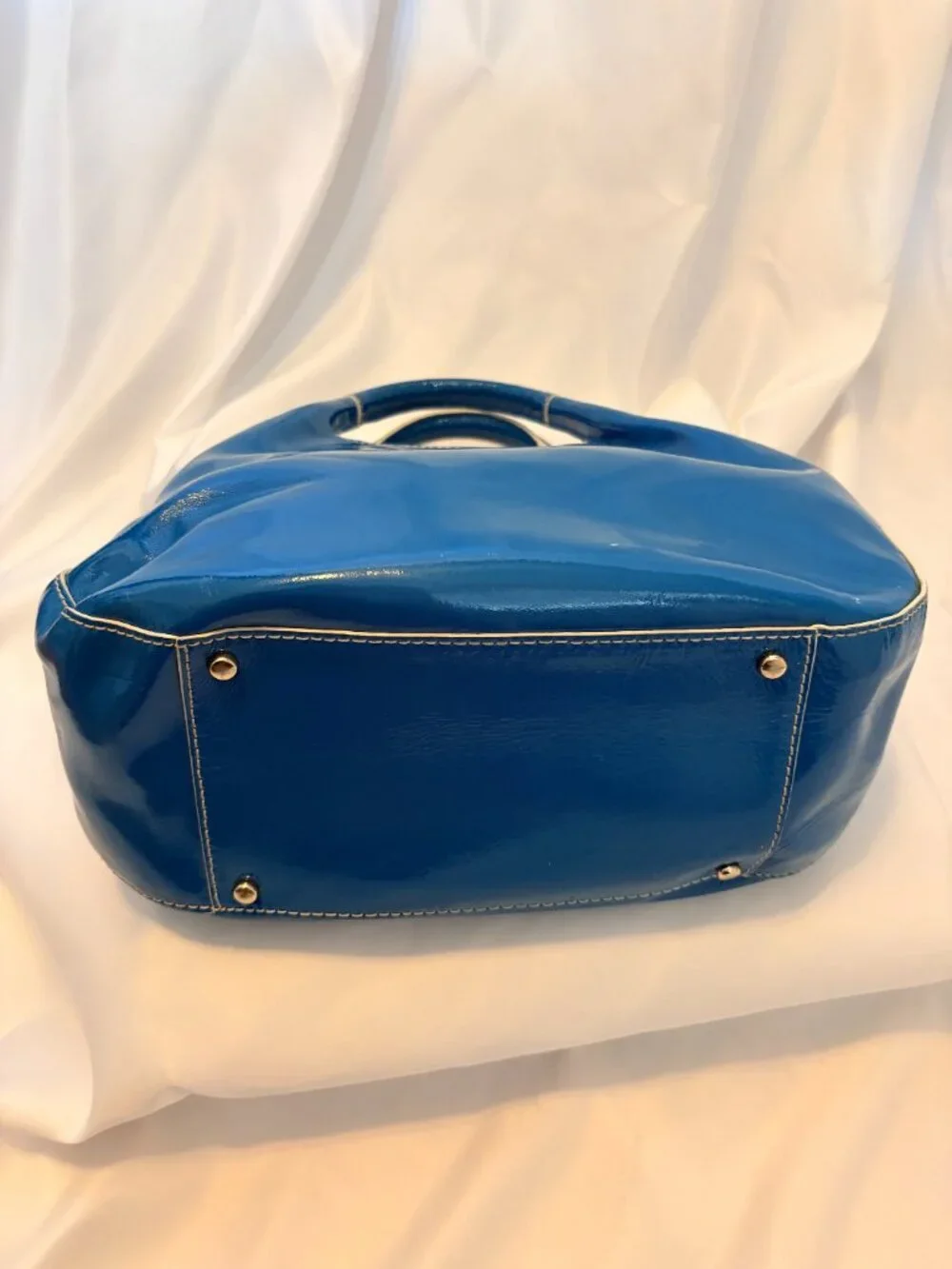 Kate Spade New York Pretty Penny Treesh satchel Lazuli (a vibrant blue)